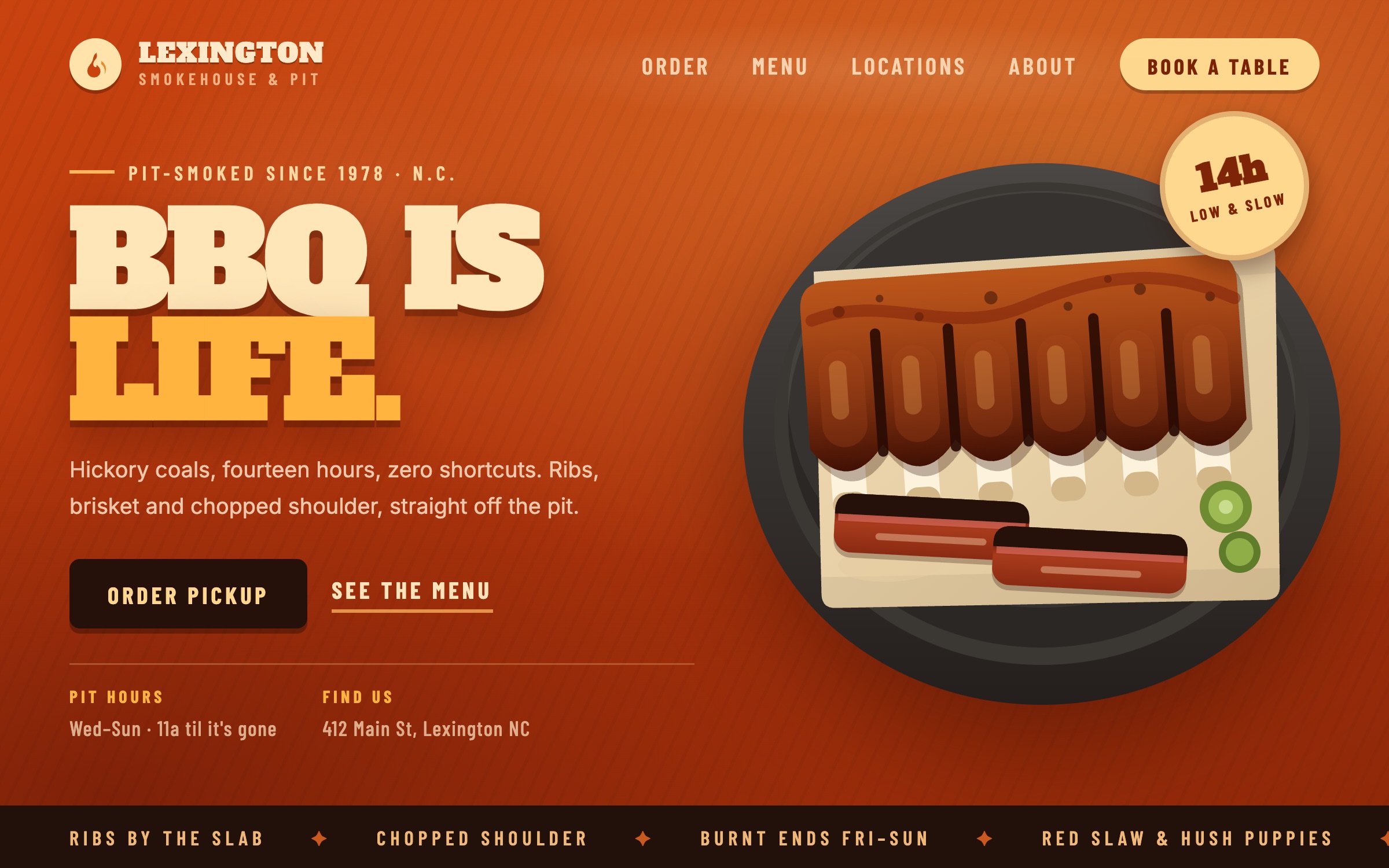 Lexington BBQ site